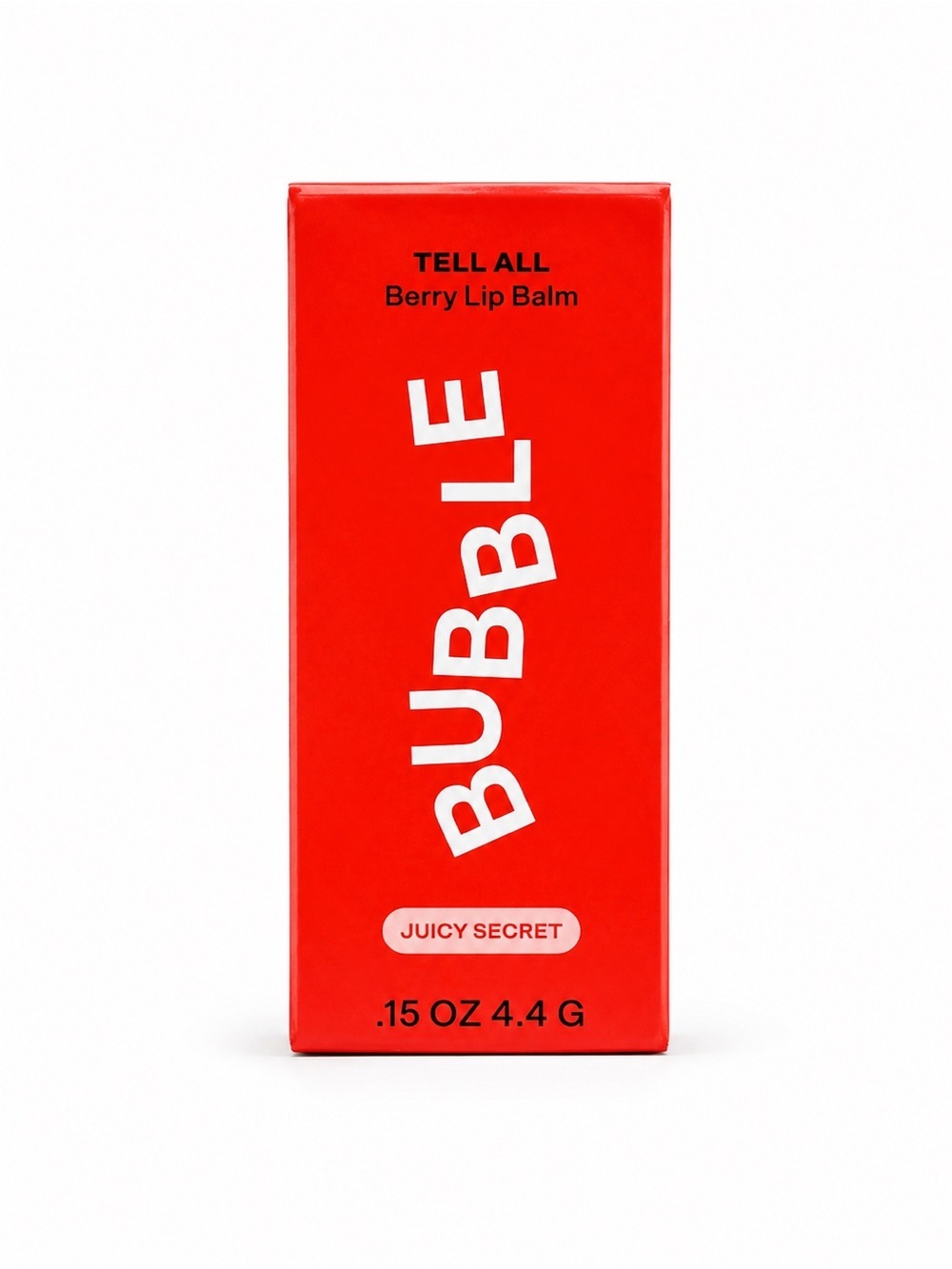 Bubble Tell All Berry Lip Balm Juicy Secret Hydrating Plant-Based Sealed New